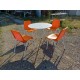 Salon de Jardin Vintage Fer et Plastic