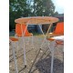Salon de Jardin Vintage Fer et Plastic