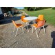 Salon de Jardin Vintage Fer et Plastic