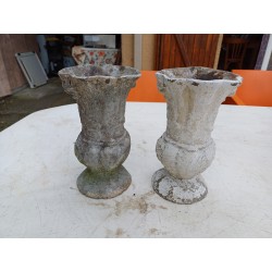 Paire de Vases en Fonte 1900 de Charleville - Mézières