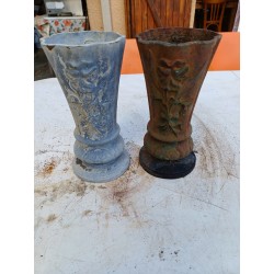 Paire de Vases en Fonte 1900 de Charleville - Mézières