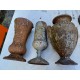Lot de 3 Vases en Fonte 1900 de Charleville - Mézières