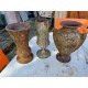Lot de 3 Vases en Fonte 1900 de Charleville - Mézières