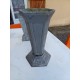 Lot de 8 Vases en Fonte et Aluminium 1900