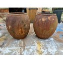 Paire de Vases en Fonte Art Déco de Charleville - Mézières