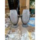 Paire de Vases Art déco Fonte émaillée