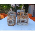 2 Cage à Oiseaux Fer