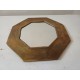 Miroir Octogonal Laiton Vintage
