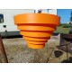 Suspension Vintage Plastic Orange