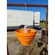 Suspension Vintage Plastic Orange