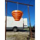 Suspension Vintage Plastic Orange
