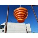 Suspension Vintage Plastic Orange