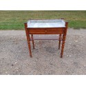 Table de Toilette Marbre et Pitchpin