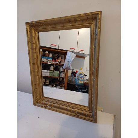 Miroir Bois et Stuk Doré