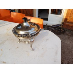 Chauffe Plat Métal Argenté Manning et Bowman
