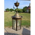 Suspension Laiton et Cristal