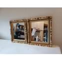 Paire de Miroirs Bois et Stuk doré