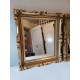 Paire de Miroirs Bois et Stuk doré