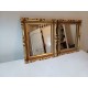Paire de Miroirs Bois et Stuk doré