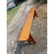 Table de Ferme Campagnarde en Chéne et Pin + 2 Bancs
