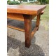 Table de Ferme Campagnarde en Chéne et Pin + 2 Bancs