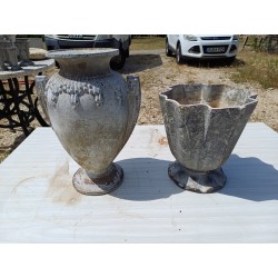 2 Vases en Fonte 1900 : Charleville - Mézières
