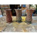 3 Vases en Fonte 1900 Charleville- Méziéres