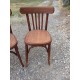 5 Chaises bistrot Thonet bois
