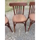 5 Chaises bistrot Thonet bois