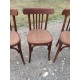 5 Chaises bistrot Thonet bois