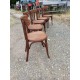 5 Chaises bistrot Thonet bois