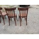 5 Chaises bistrot Thonet bois
