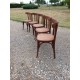 5 Chaises bistrot Thonet bois