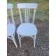 6 Chaises bistrot Thonet bois cérusé Vieux Gris