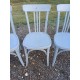 6 Chaises bistrot Thonet bois cérusé Vieux Gris