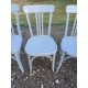 6 Chaises bistrot Thonet bois cérusé Vieux Gris