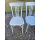 6 Chaises bistrot Thonet bois cérusé Vieux Gris