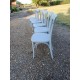 6 Chaises bistrot Thonet bois cérusé Vieux Gris
