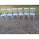 6 Chaises bistrot Thonet bois cérusé Vieux Gris
