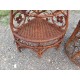 étagére + Table basse Vintage en Osier