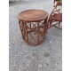 étagére + Table basse Vintage en Osier
