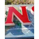 3 Lettres Industrielles Plastic : S.N.G