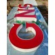 3 Lettres Industrielles Plastic : S.N.G