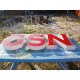 3 Lettres Industrielles Plastic : S.N.G