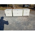 3 Meubles de Rangements Bois Mélaminé
