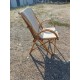 Fauteuil Rotin , Osier Vintage