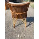 Fauteuil Rotin , Osier Vintage