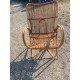 Fauteuil Rotin , Osier Vintage