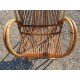 Fauteuil Rotin , Osier Vintage