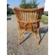 Fauteuil Rotin , Osier Vintage